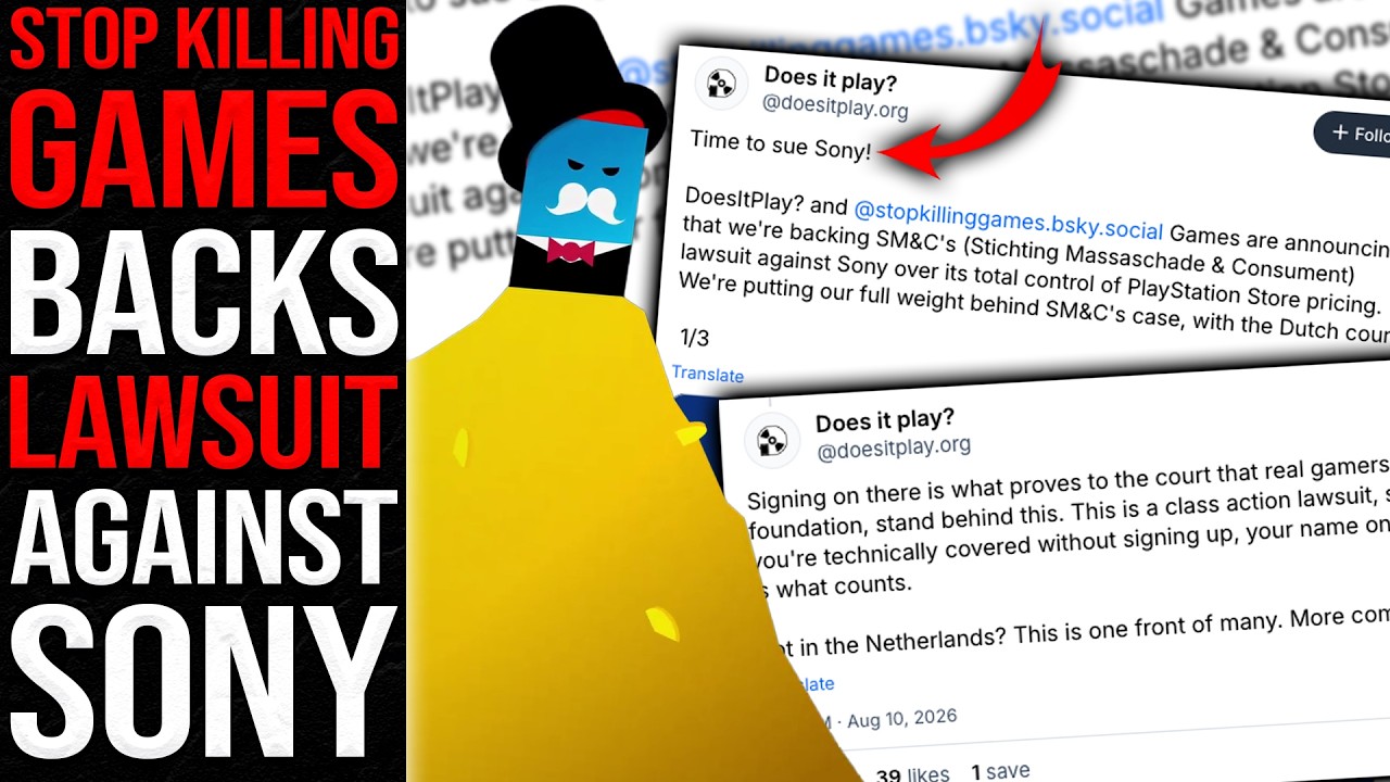 Sony Lawsuit Backed by Stop Killing Games - Inside Games Daily
