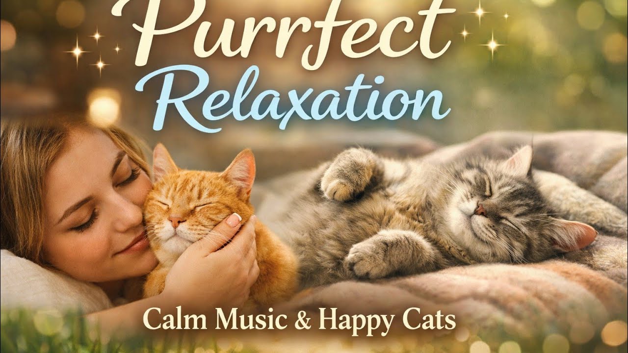 “Peaceful Cats & Relaxation Music 😴🐱 | Cat Lovers’ Chill Out” #Catlovers #StressRelief