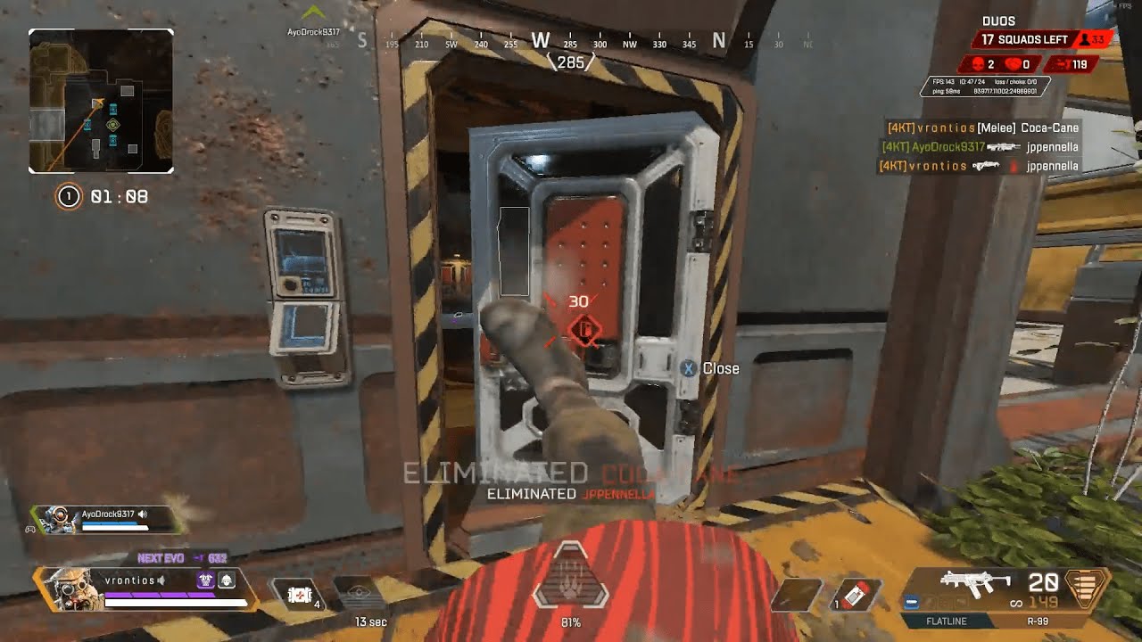 New Melee buff allows you to kick enemy trough the door