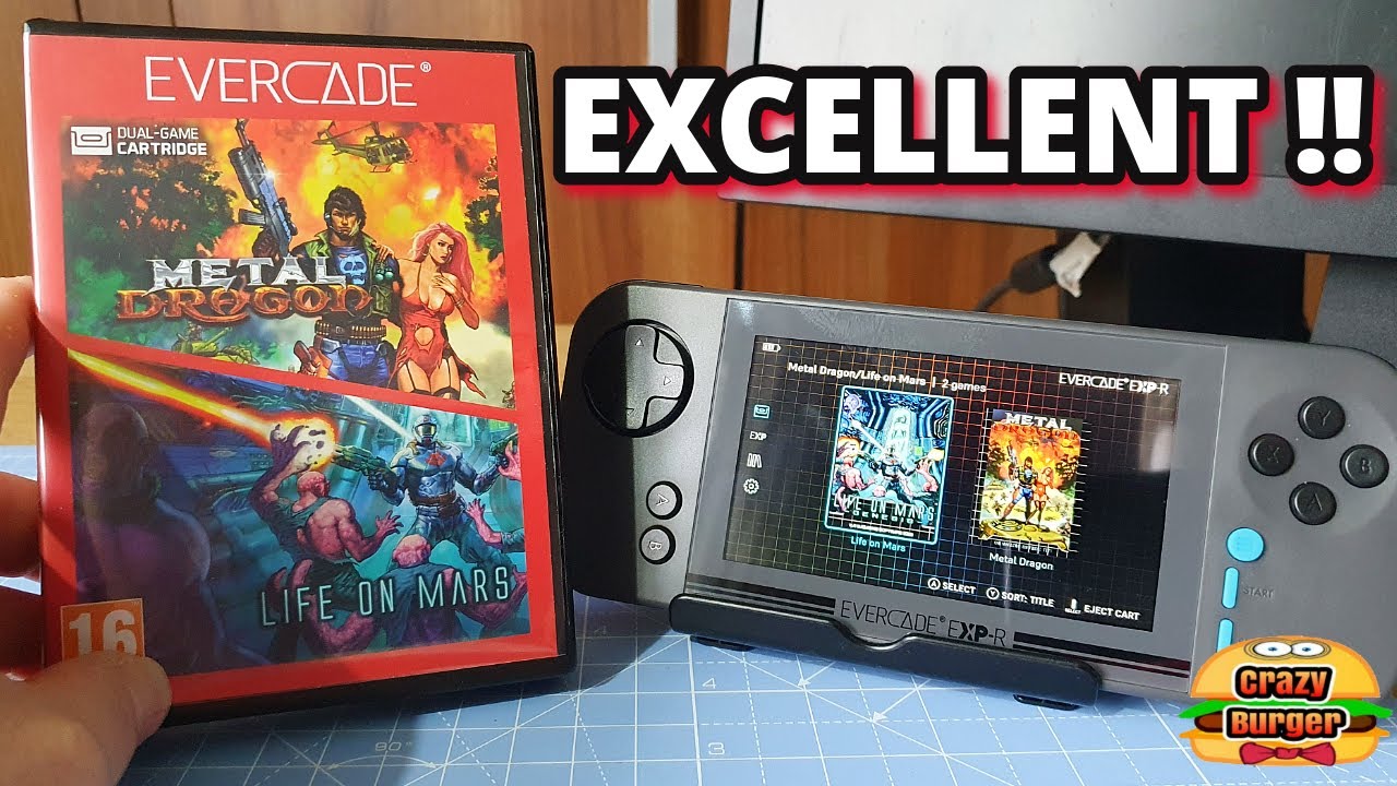 Life on Mars & Metal Dragon Evercade Dual Cart From Kai Magaizine Software - Excellent Games!