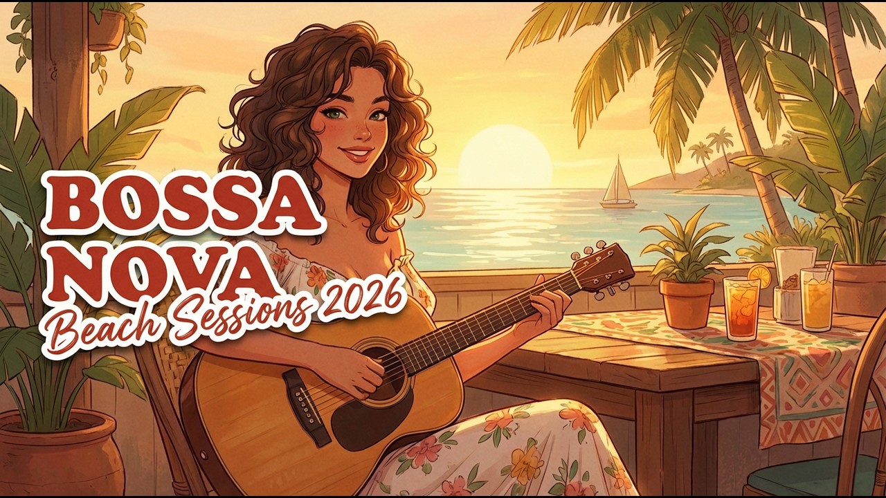 Soft Bossa Nova Covers 2026 ☕ Smooth Bossa Jazz for Relaxing Café & Peaceful Study Time