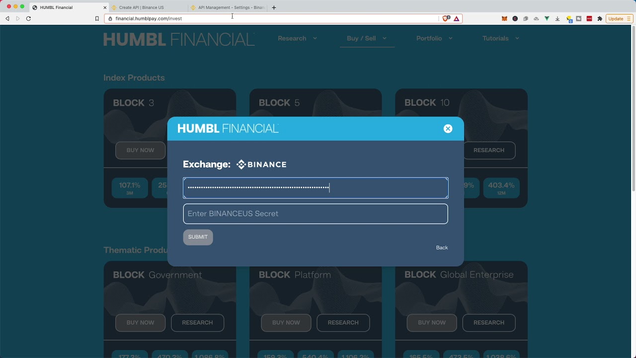 HUMBL Financial &mdash; как купить ETX на Binance