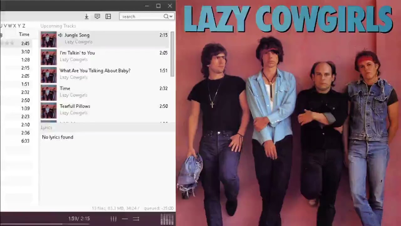 Lazy Cowgirls self-titled album (1985) [Indiana] punk
