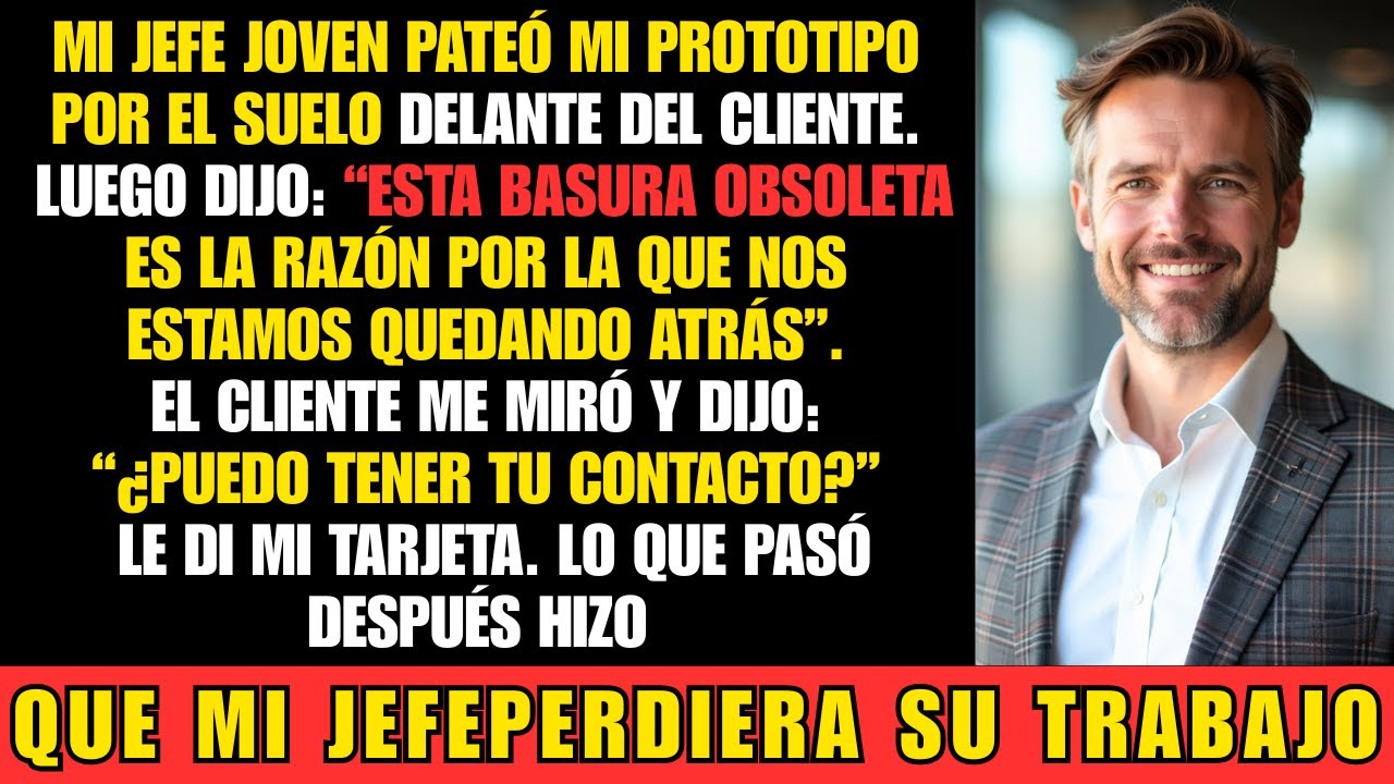 Destruyó mi prototipo ante el cliente… y el cliente pidió mi tarjeta segundos después