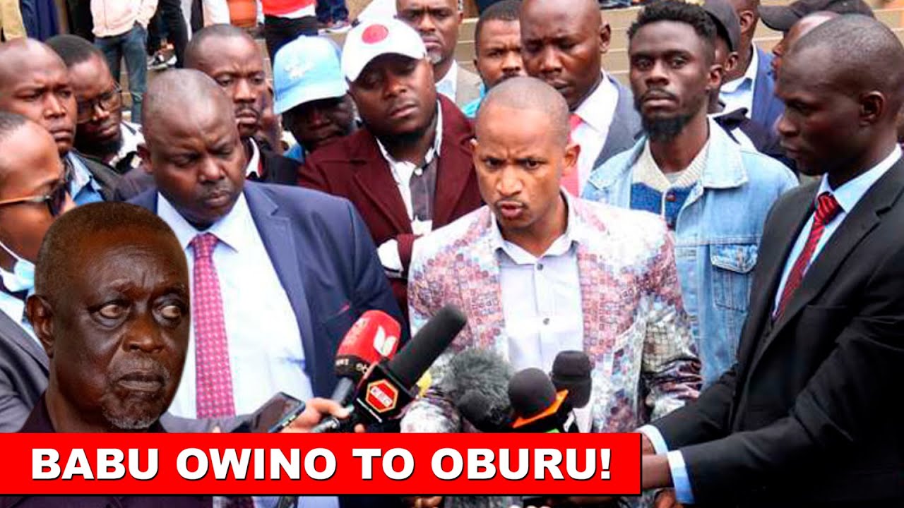 KIMEUMANA! Listen to Babu Owino warning to Oburu after endorsing Ruto for president 2027!