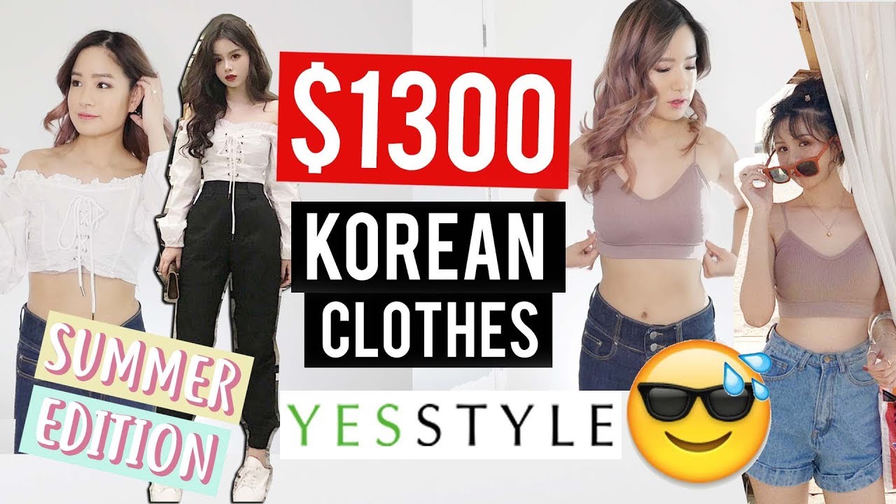 $1300 YESSTYLE KOREAN CLOTHES TRY ON | Did I get ripped off??