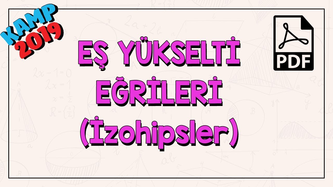 Eş Yükselti Eğrileri (İzohipsler) | Kamp2019