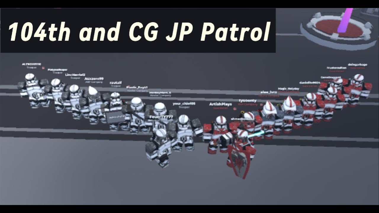 Life of GAR as 104th ARF: 104th and CG JP Patrol (Roblox GAR) #roblox #starwars #robloxstarwars