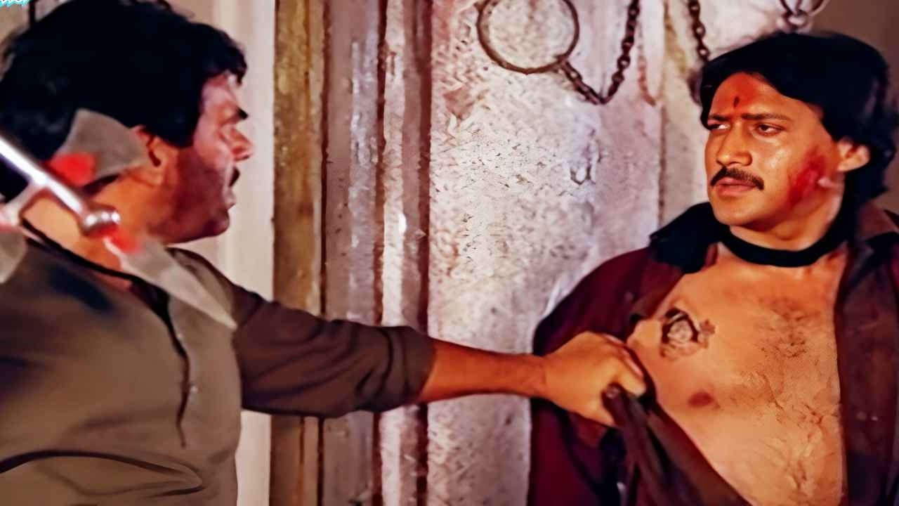 जैकी श्रॉफ को मारते समय धर्मेंद्र के हाथ क्यों रुक गए ? Mard Ki Zabaan Last Scene