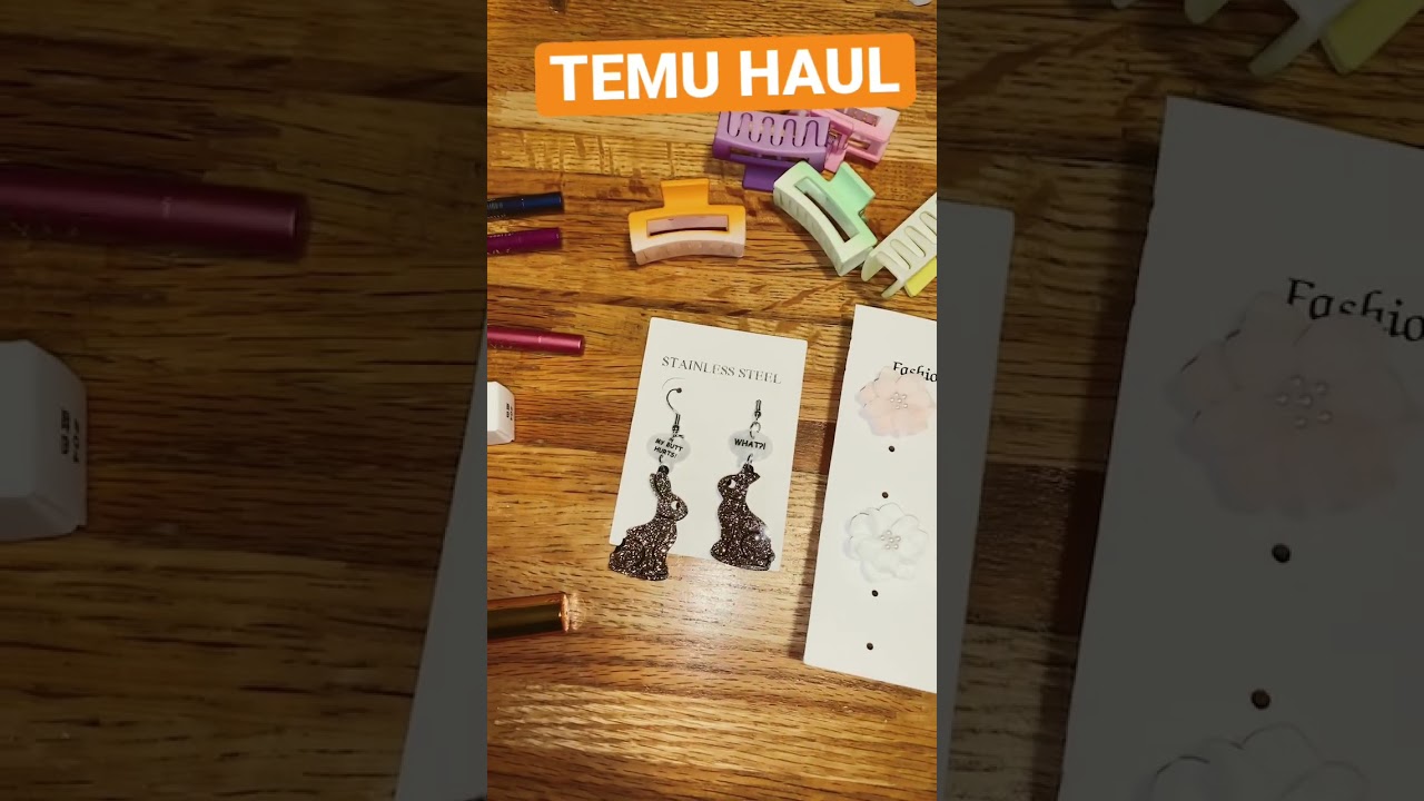 TEMU HAUL BARGAIN SHOPPING #beauty #makeup #temu