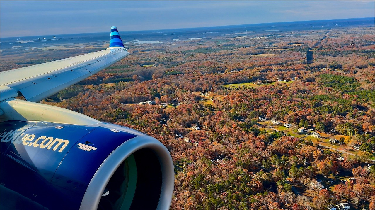 [4K] – Full Flight – JetBlue Airways – Airbus A220-371 – MCO-RIC – N3157J – B6570 – IFS 1101