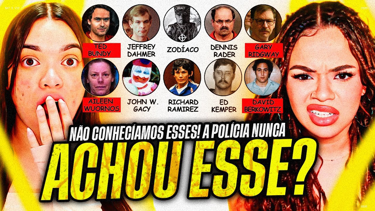 Como os MAIORES ASSASSINOS EM SÉRIE foram capturados | Nat e Vic MV