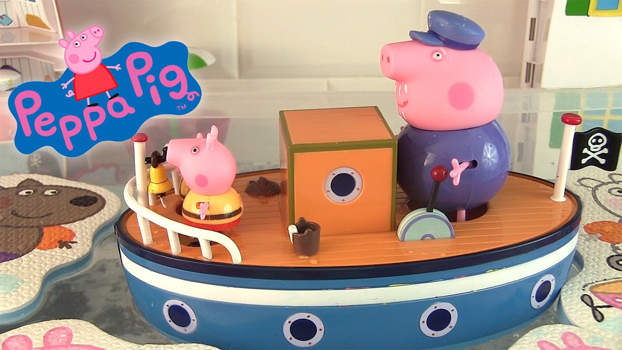 Peppa Pig Jouets Bateau de Grand père Papi Pig Grandpa Pig's Bathtime Boat