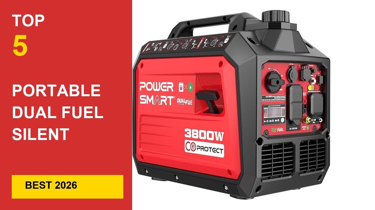 Best Portable Dual Fuel Silent Inverter Generator in 2026 - Expert Reviews in 2026