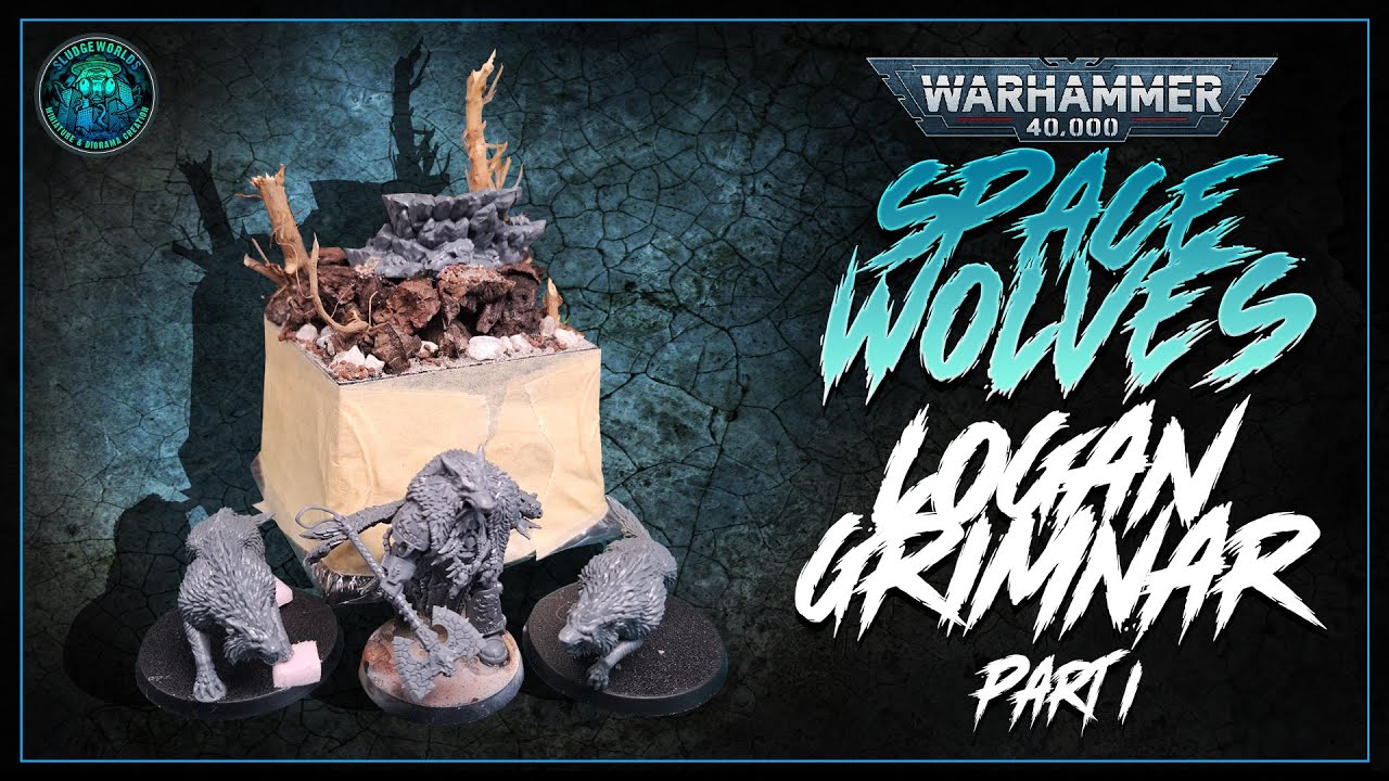 WH40K - LOGAN GRIMNAR Part 1/4 - Building & priming [TIMELAPSE] #warhammer #miniaturepainting