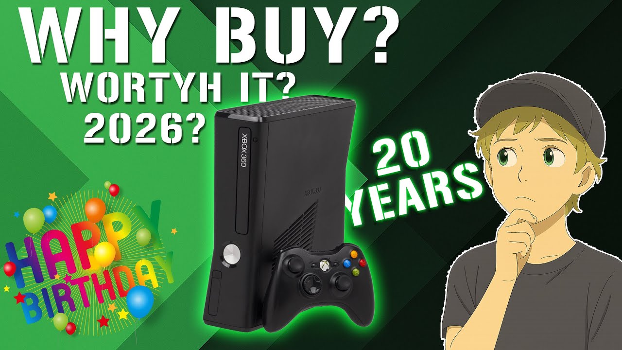 Почему стоит купить Xbox 360 в 2025 году? Отмечаем двадцатилетие Xbox!