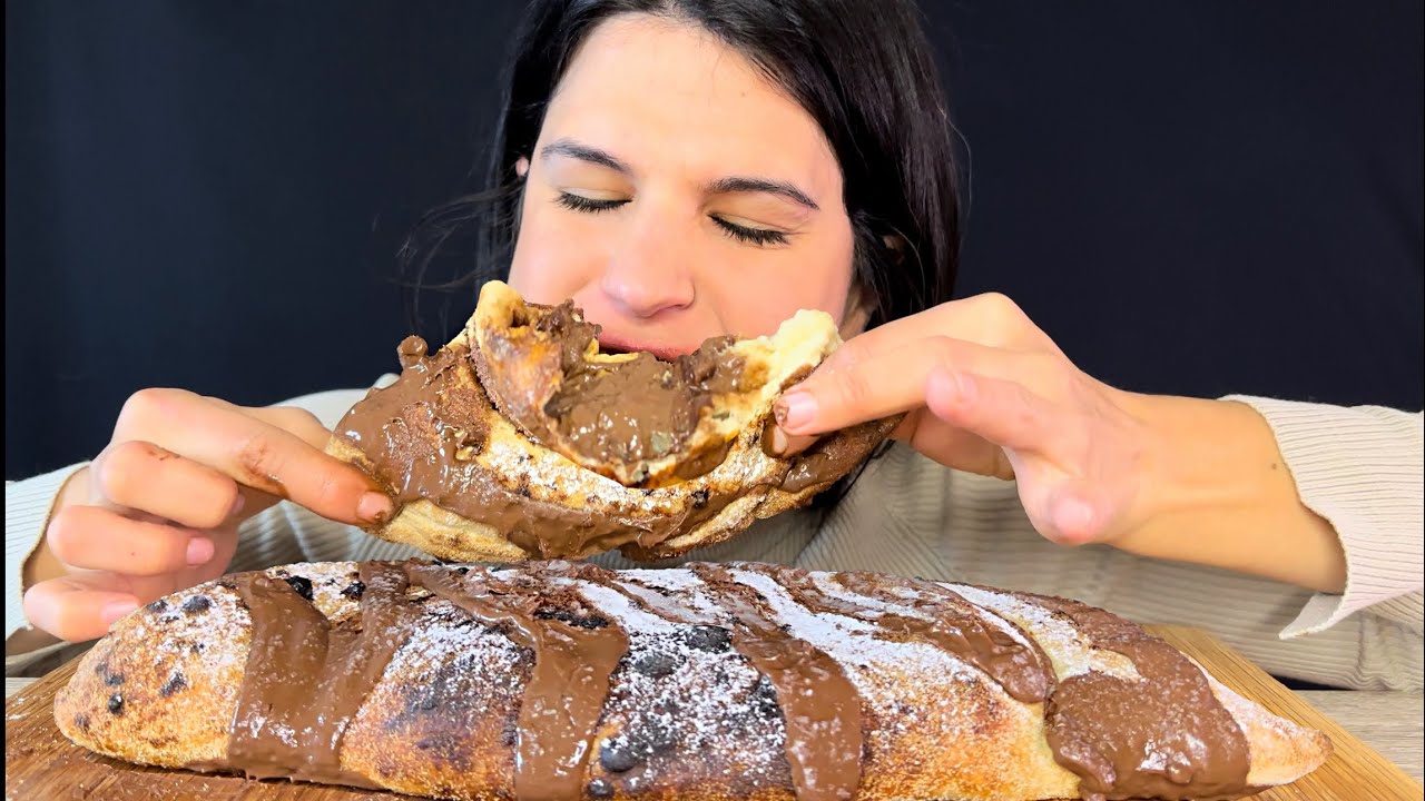 ASMR | CHOCOLATE PIZZA | MUKBANG | EATING SOUNDS