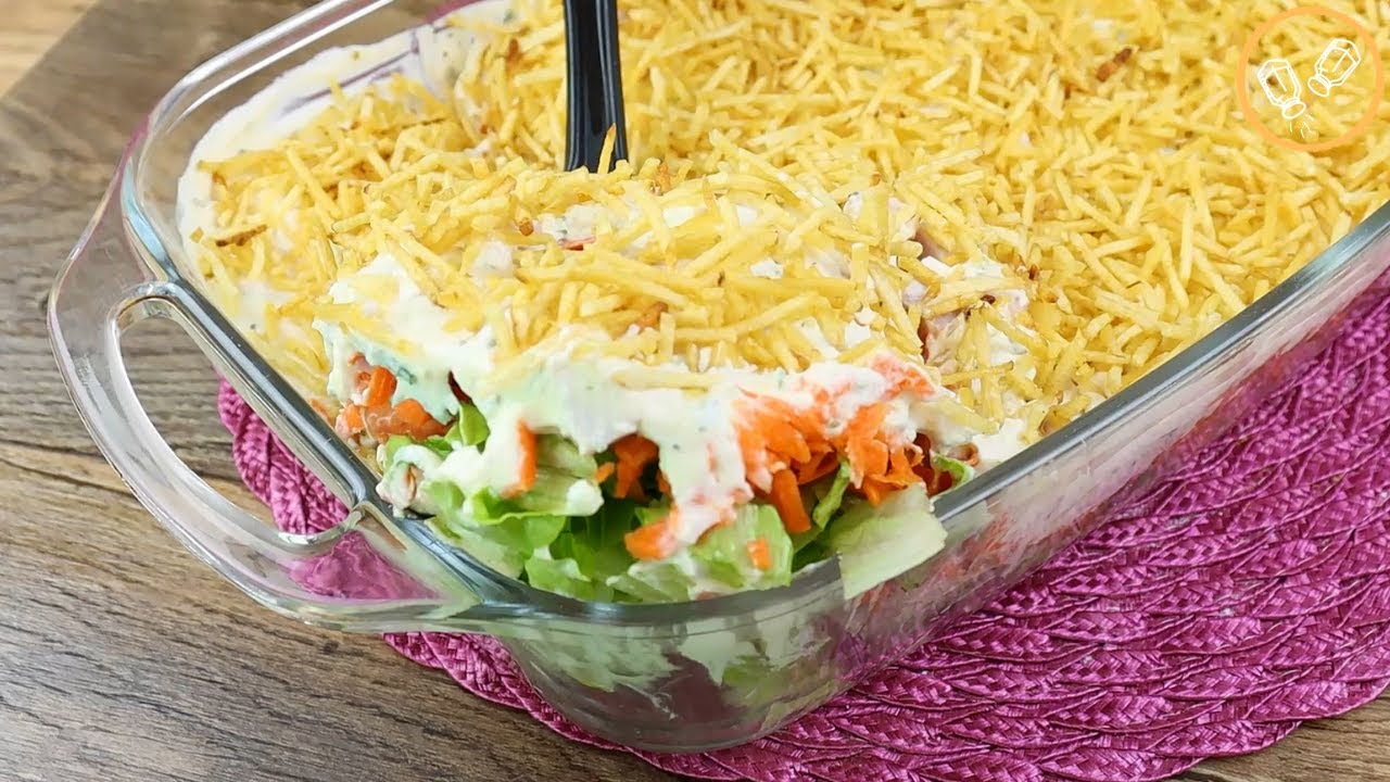 ATÉ QUEM NÃO GOSTA DE SALADA VAI AMAR ESSA RECEITA!!