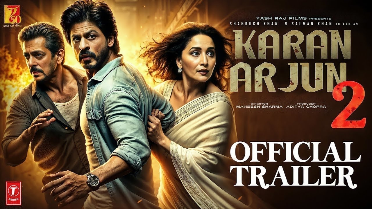 Karan Arjun 2 - Hindi Trailer Salman khan, Shahrukh khan, Madhuri Dixit, New Movies 2025
