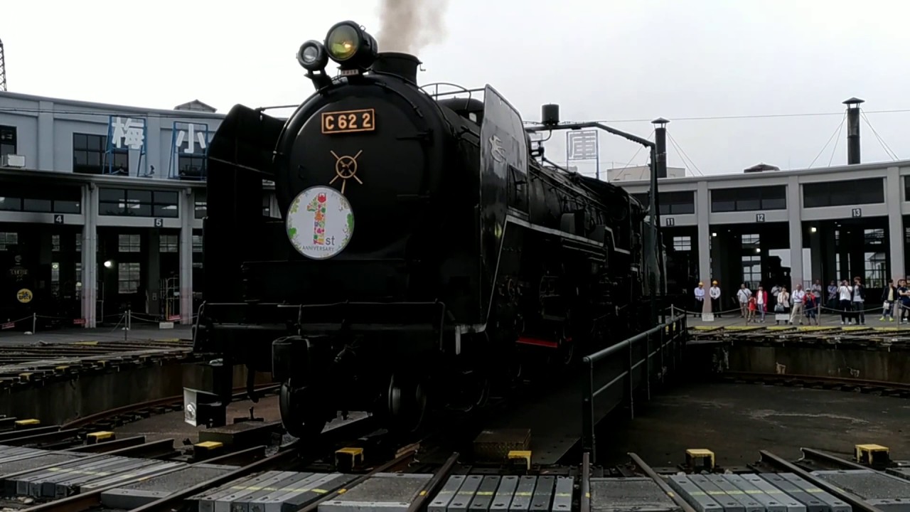 Kyoto Railway Museum's steam locomotives at work