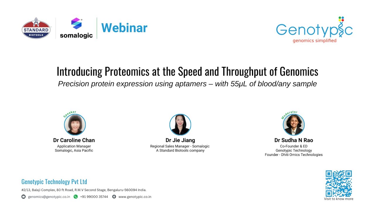 Genotypic Technology & Standard Biotools/Somalogic Webinar June 6th, 2024