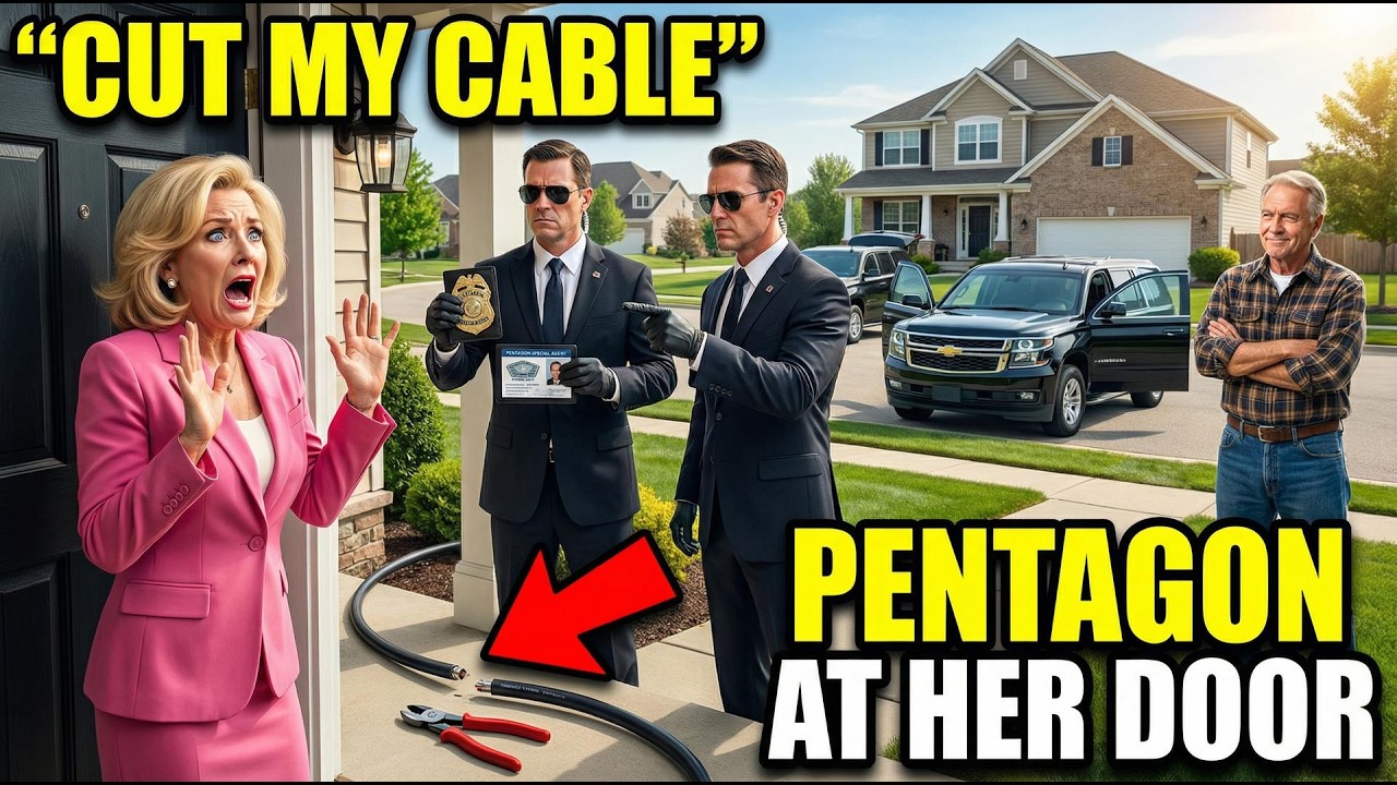 Karen Cut My Internet Cable — PENTAGON Sent Agents to Her Door In 30 Minutes — HUGE MISTAKE!