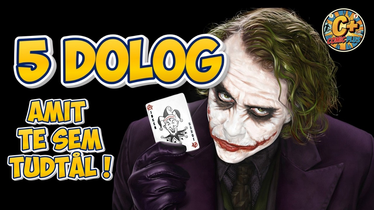 5 dolog,amit te sem tudtál Joker-ről! #dccomics #joker #funfacts
