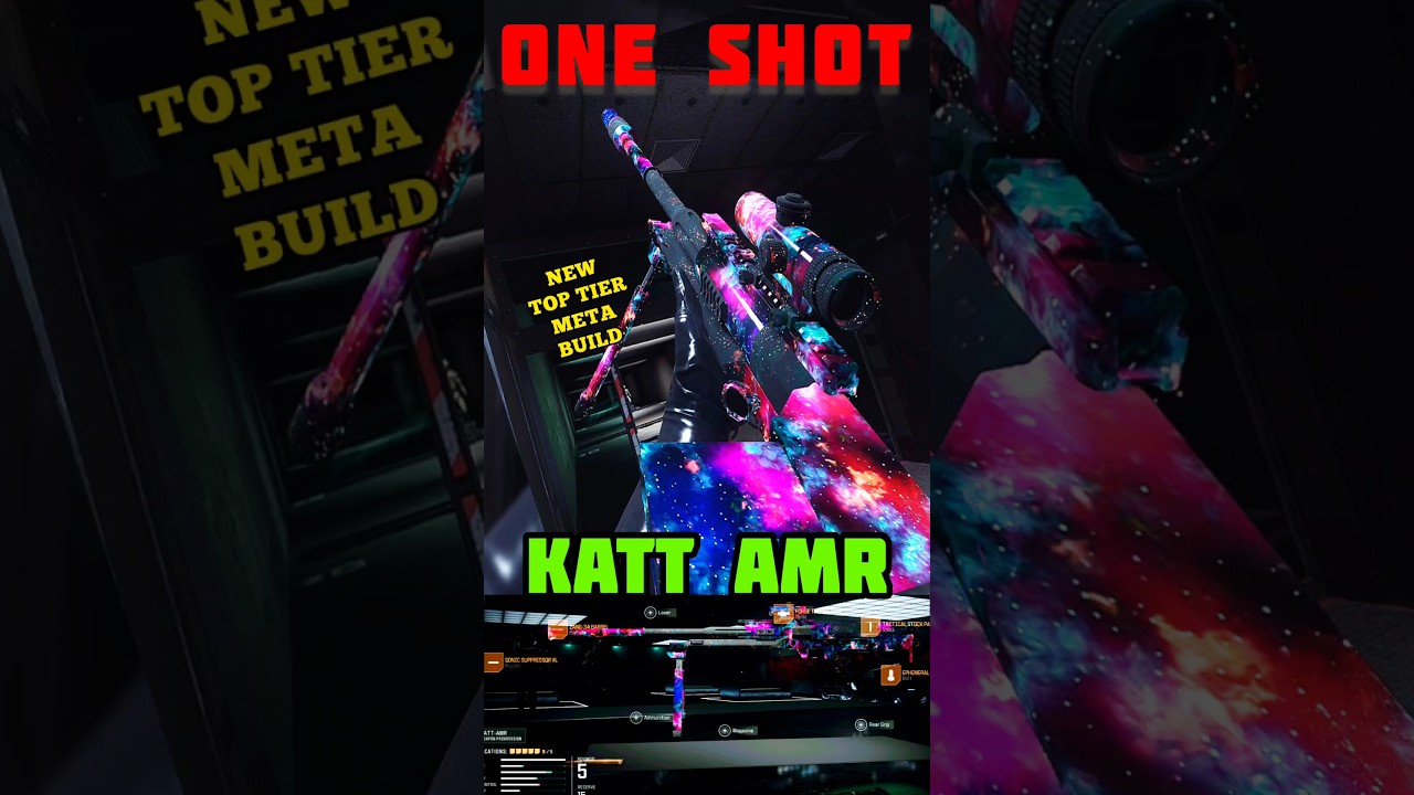 This *KATT AMR* Build is 1 SHOT in WARZONE 💥 | Best Class Setup | META | MW3 | COD #shorts #viral