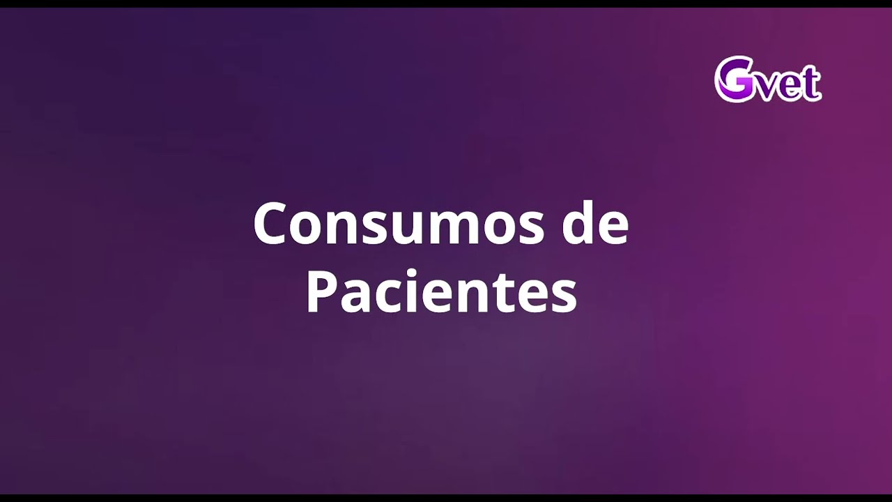 Consumo de pacientes