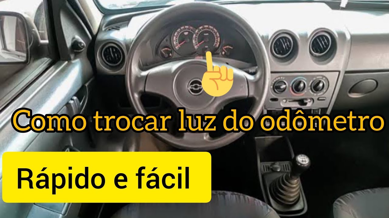 COMO TROCAR LUZ DO ODÔMETRO DO CELTA 2008