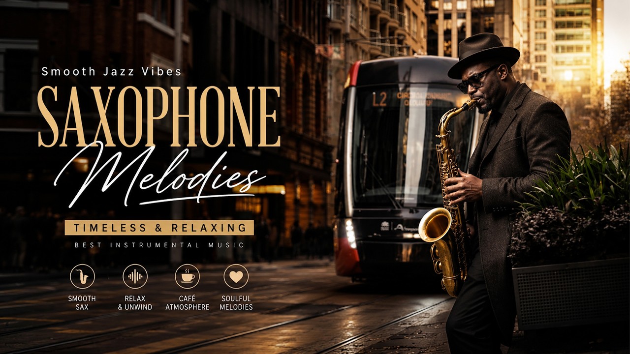 Romantic Saxophone Nights 🎷 Smooth Jazz for Relaxation, Sleep & Peace