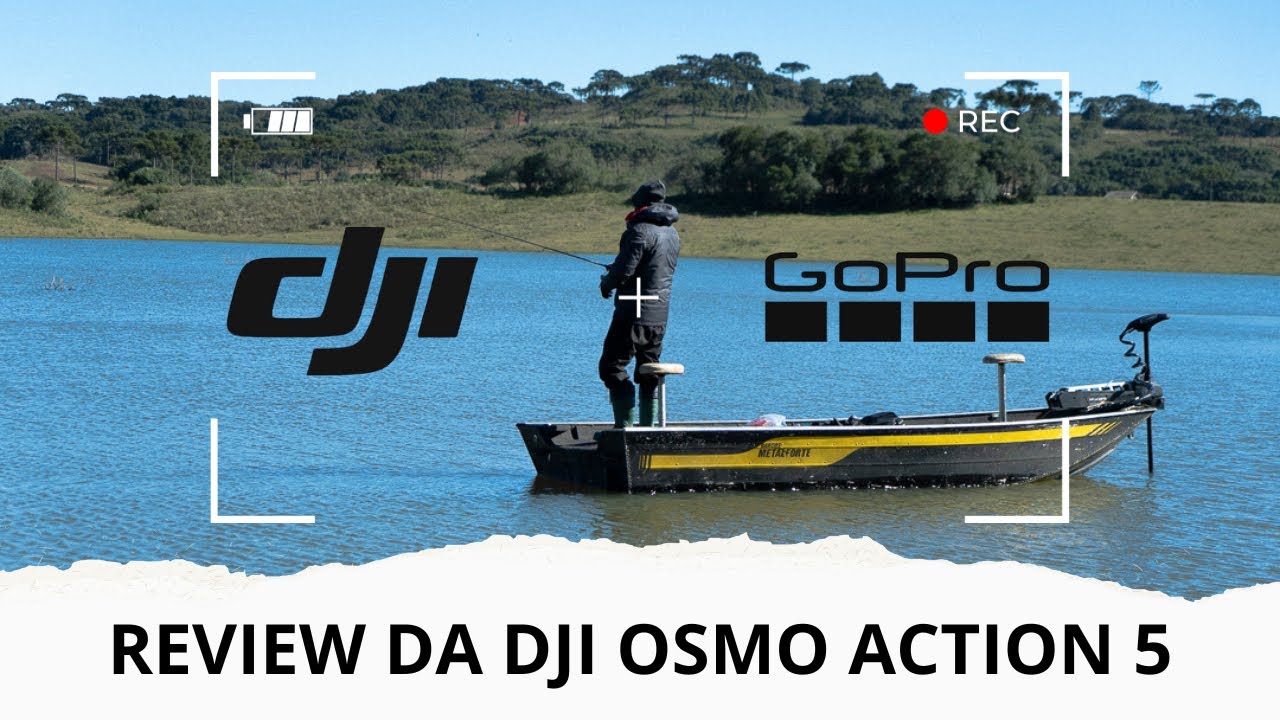 MELHOR CÂMERA PARA PESCARIA! DJI OSMO ACTION 5 pro