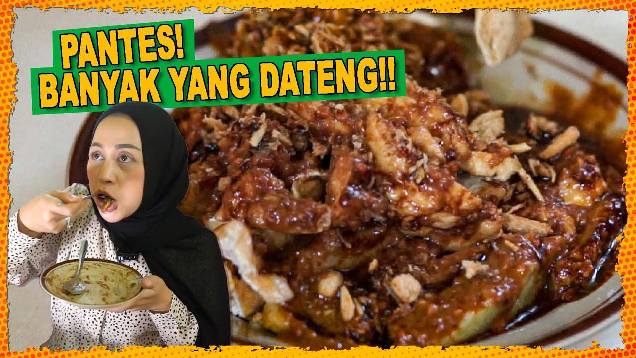 SUDAH TIGA GENERASI!! BANYAK ORANG BESAR DATENG KESINI!! HUCAP TAHU LEGEND HJ. MA IROH!!