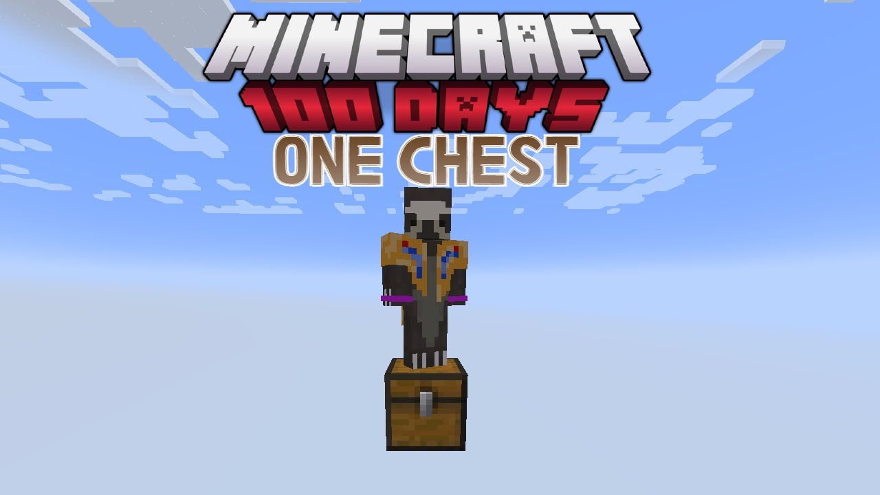 Surviving 100 Days in Minecraft One Chest