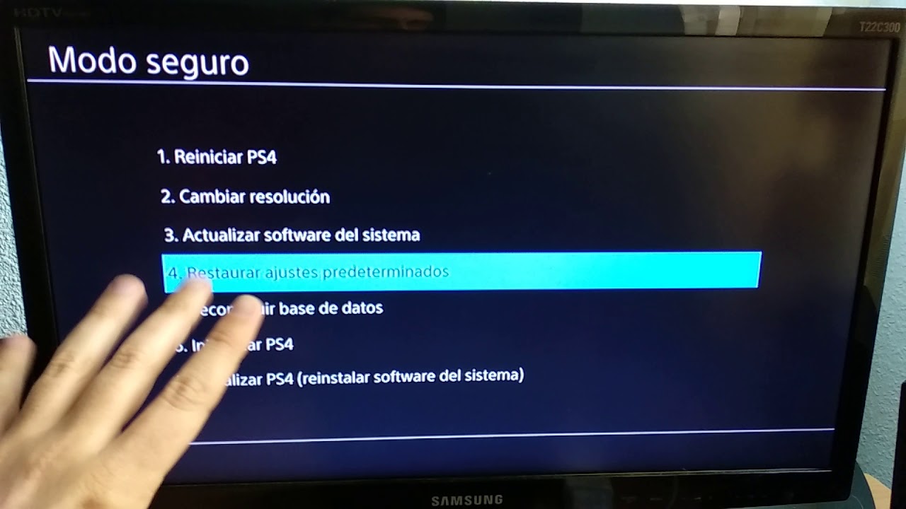 (Nuevo 2018) cómo acceder al modo seguro en PS4