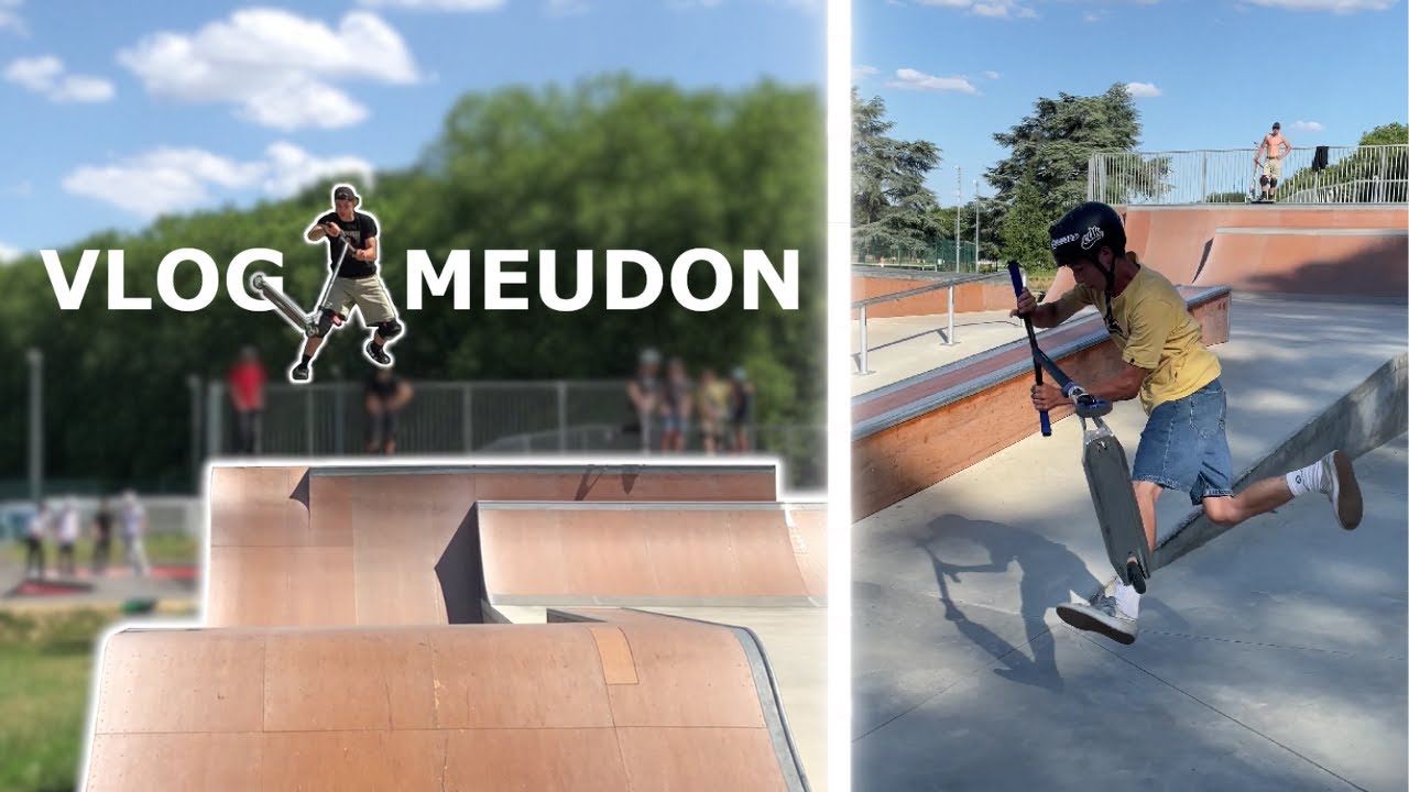 Vlog au SKATEPARK de MEUDON !!  (vlog#5)