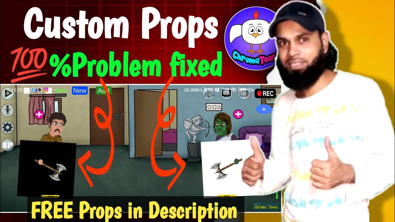 How To Import Custom Props | Custom Props Problem Fixed ✅ | Cartoon Video Kaise Banaye ||