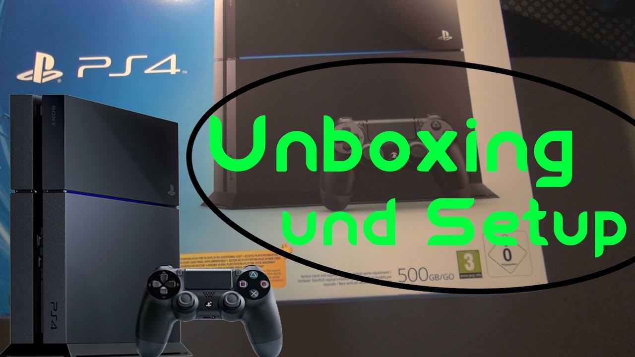 Playstation 4  - Unboxing und Setup [Deutsch/German] [HD]