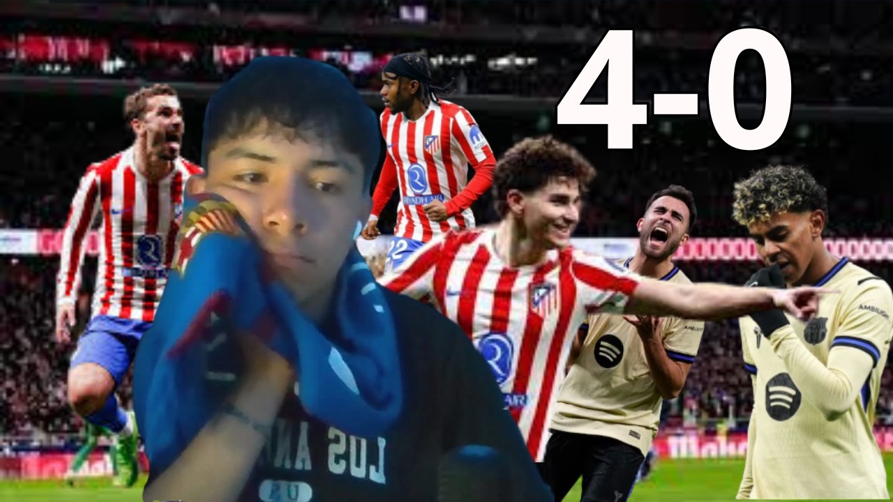 QUE ES ESTE HORROR | MI OPINIÓN AL ATLETICO DE MADRID 4-0 BARCELONA SEMIS COPA DEL REY | DAVINXO