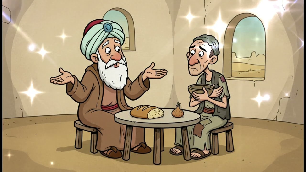 قصة قبل النوم جحا والضيف البخيل 🥰😂 #قصص #اكسبلور #قصة #جحا_والحمار قصص_قبل_النوم