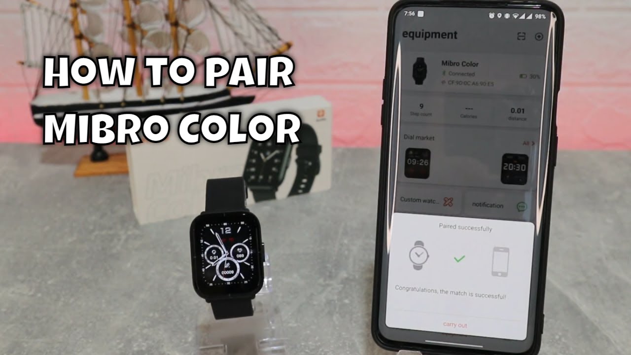 How to connect Mibro Color with Mibro Fit Android App