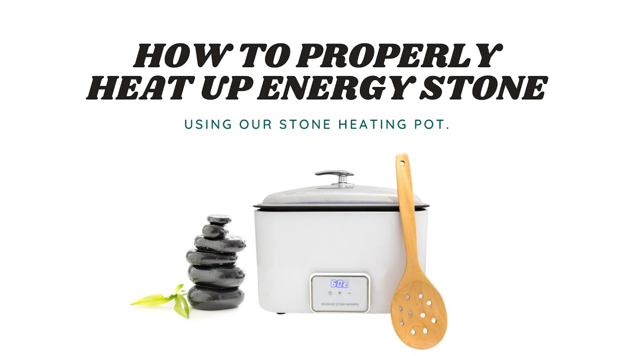 How to use hot stone heater to heat up massage stone correctly.