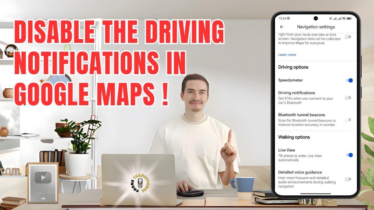 How to Disable The Driving Notifications in Google Maps