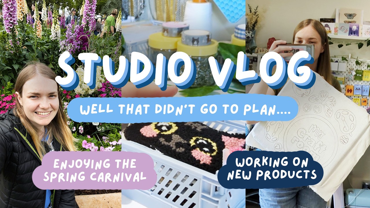 I lost 2 weeks to this! 😫 Spring studio vlog - new ideas, time out & another new stockist! ✨