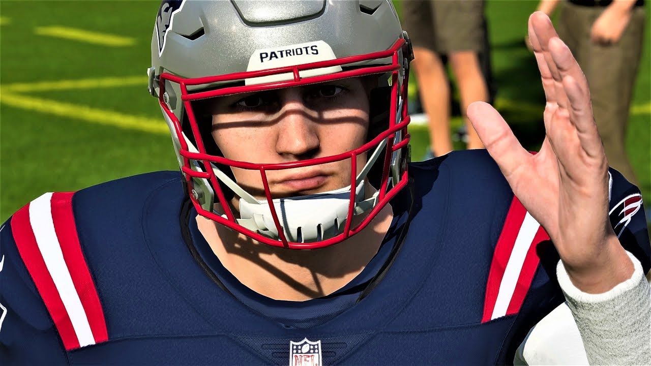 Madden 21 PS5 Next Gen Mac Jones Patriots vs Tom Brady Buccaneers Updated Roster 4k 60FPS Game Play