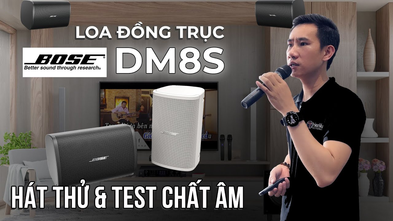 Test loa Bose DM8S hát karaoke có hay không ? khi kết hợp cùng loa siêu trầm | Thiên Vũ Audio