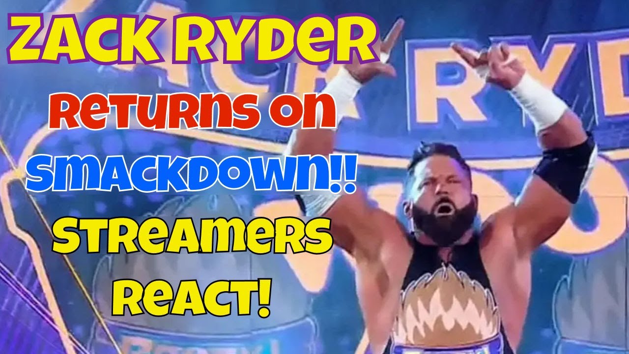 Реакция стримеров! Зак Райдер возвращается на Smackdown! #wwe #smackdown #рестлинг