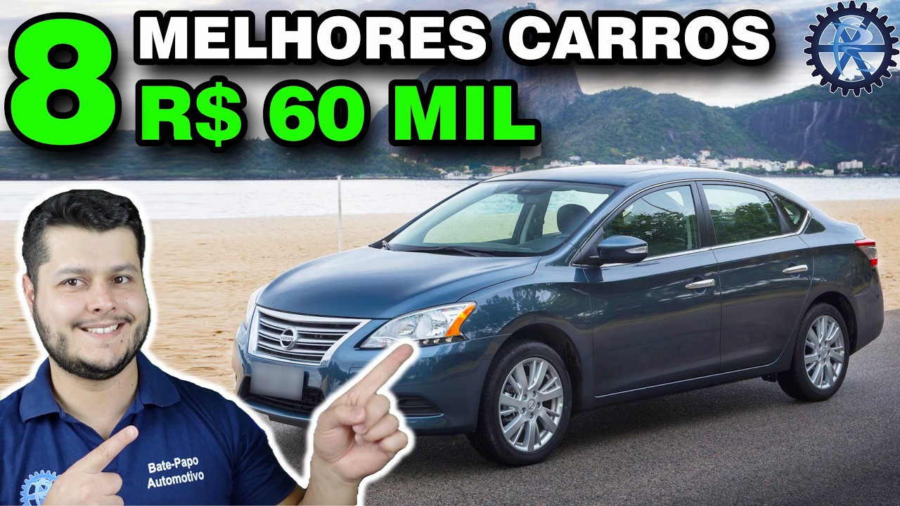 ✅ MECÂNICA CONFIÁVEL ✅ 8 MELHORES CARROS até 60 MIL REAIS