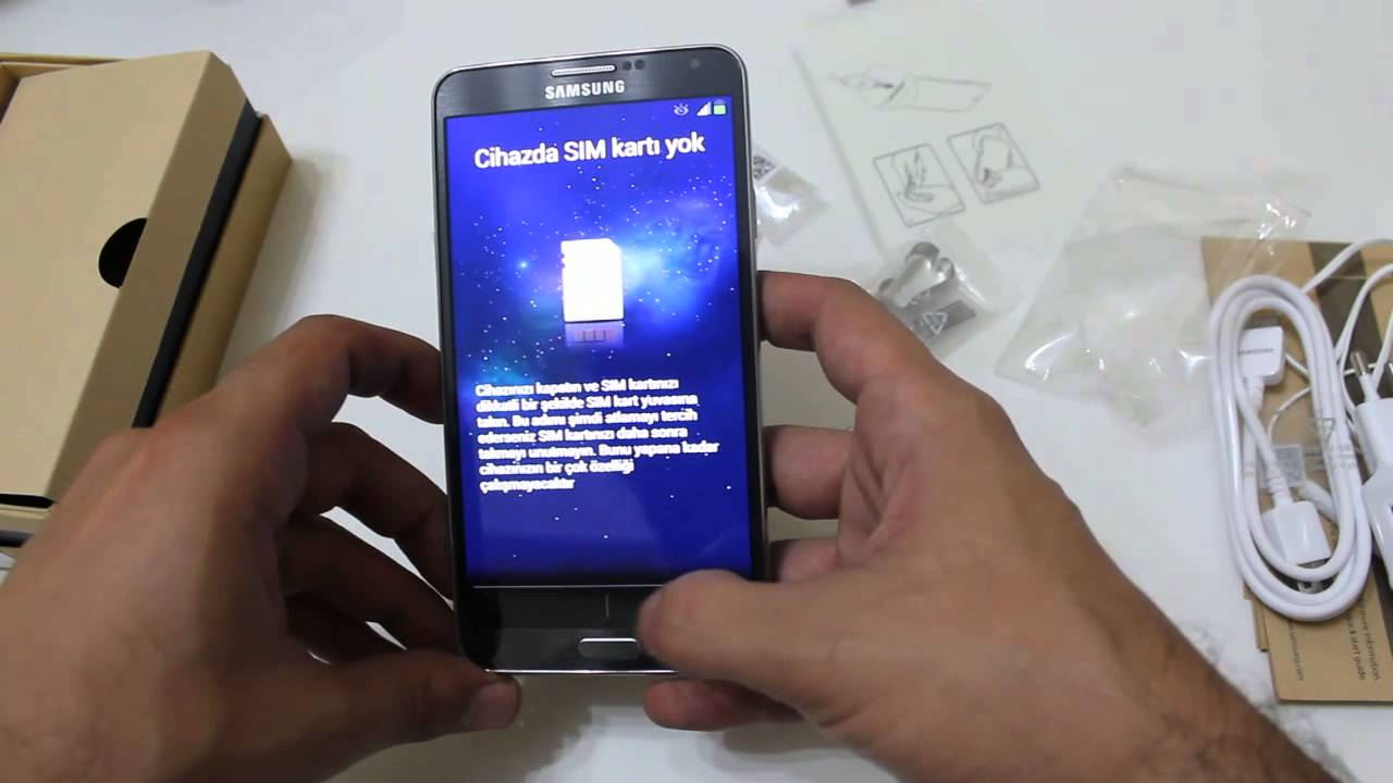 SAMSUNG GALAXY NOTE 3 (N9000Q) Kutu Açılımı