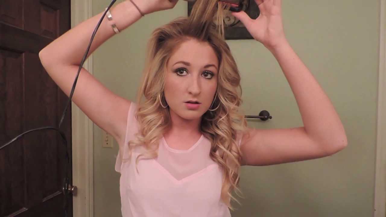 Hair Tutorial: Voluminous Curls Using a Curling Wand